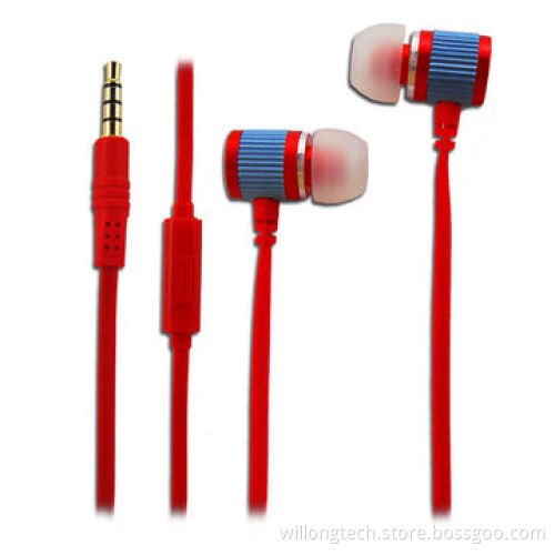 In-ear Earphones with 3.5 Jack, Customized Color